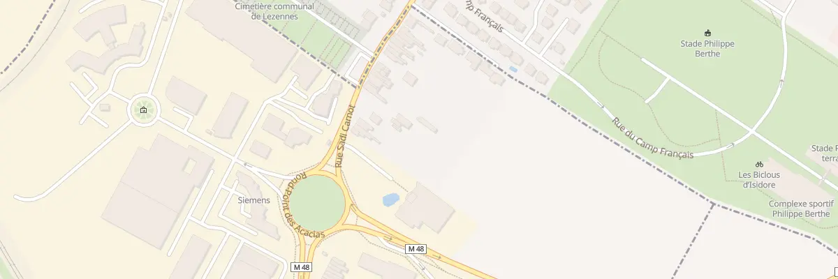 Plan du 314 Rue Sadi Carnot à Ronchin