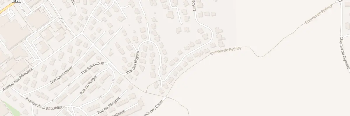 Plan du 51 Rue des Noyers à Romagnat
