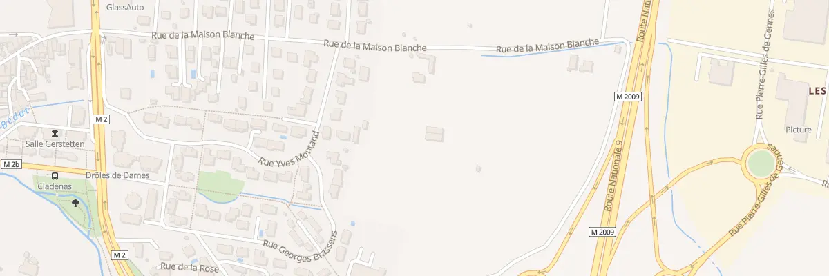 Plan du 52 Rue de la Maison Blanche à Cébazat