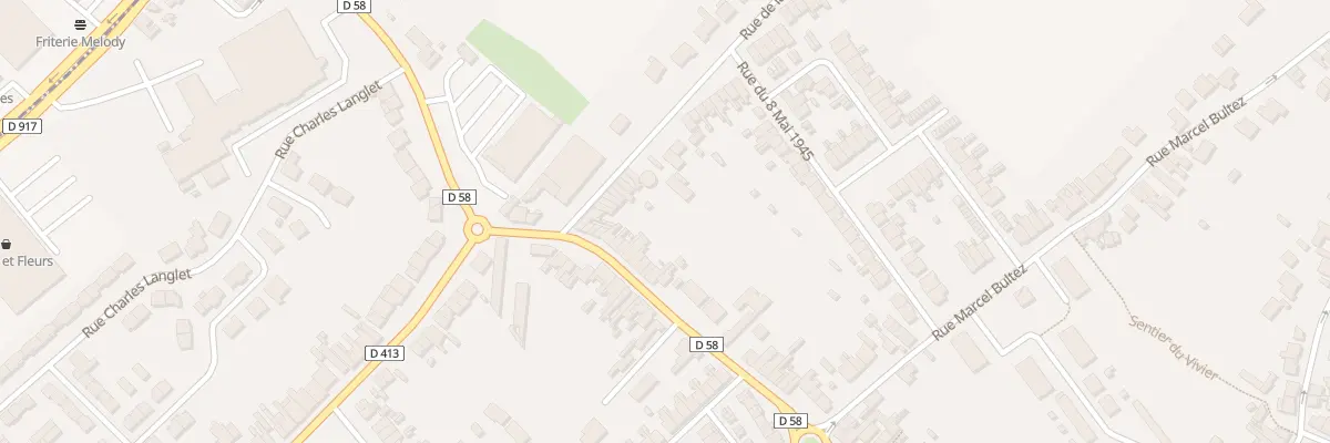 Plan du 44 Rue Maurice Facon à Waziers