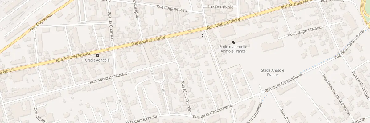 Plan du 9B Rue Alain Chartier à Clermont-Ferrand