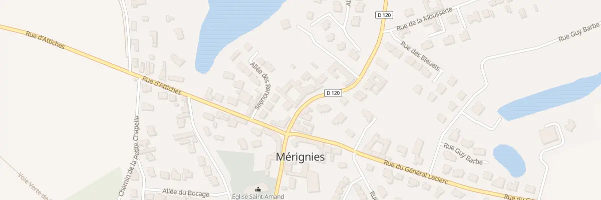 Plan du 43 Rue de Pont A Marcq à Mérignies