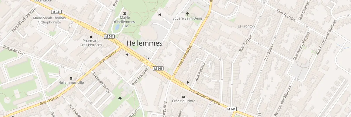 Plan du 5T Rue Faidherbe Hellemmes à Lille