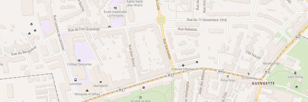 Plan du 26 Rue Gambetta à Mons-en-Barœul