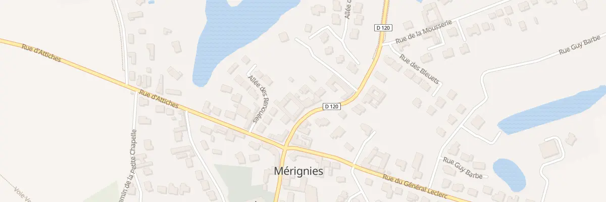 Plan du 61 Rue de Pont A Marcq à Mérignies