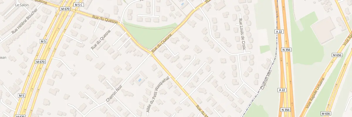 Plan du 238 Rue du Quesne à Marcq-en-Barœul