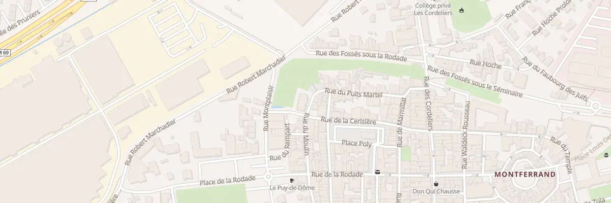 Plan du 35 Rue du Moulin à Clermont-Ferrand