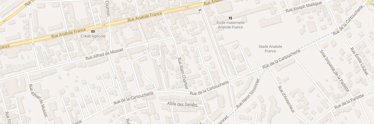 Plan du 17 Rue Alain Chartier à Clermont-Ferrand