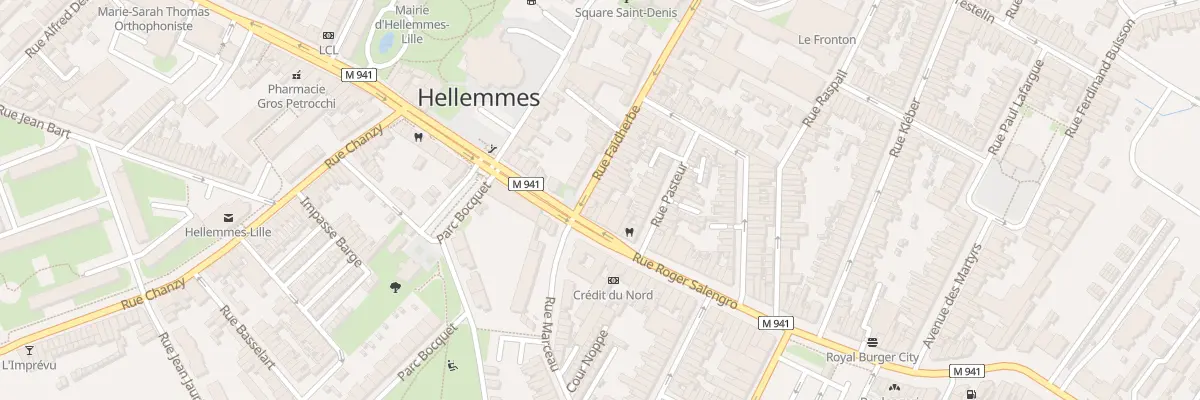 Plan du 2 Rue Faidherbe Hellemmes à Lille