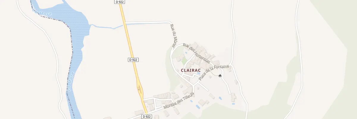 Plan du 5049 Clairac à La Tour-sur-Orb