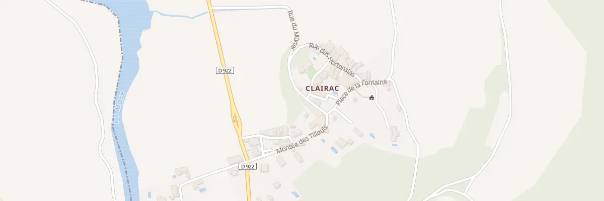 Plan du 5476 Clairac à La Tour-sur-Orb