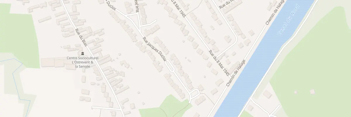 Plan du 25 Rue Jacques Duclos à Arleux