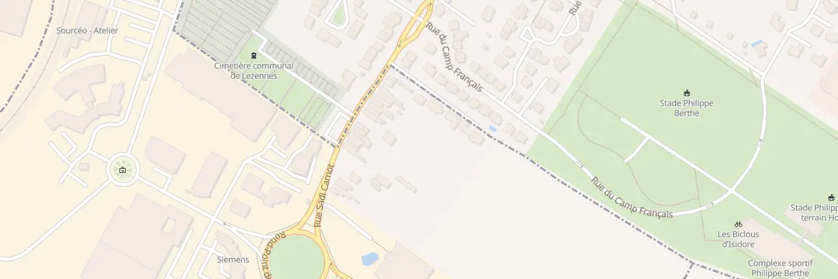 Plan du 336 Rue Sadi Carnot à Ronchin