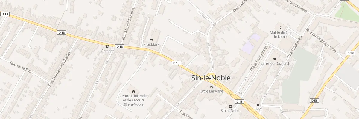 Plan du 80 Rue de Douai à Sin-le-Noble