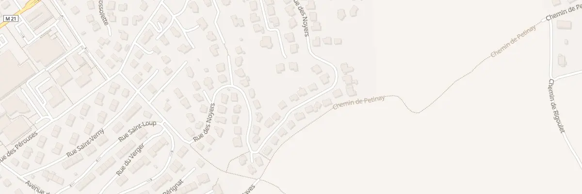 Plan du 55 Rue des Noyers à Romagnat