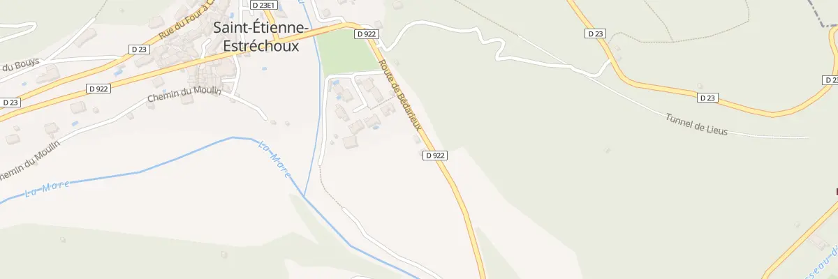 Plan du 4 Rte de Bedarieux à Saint-Étienne-Estréchoux