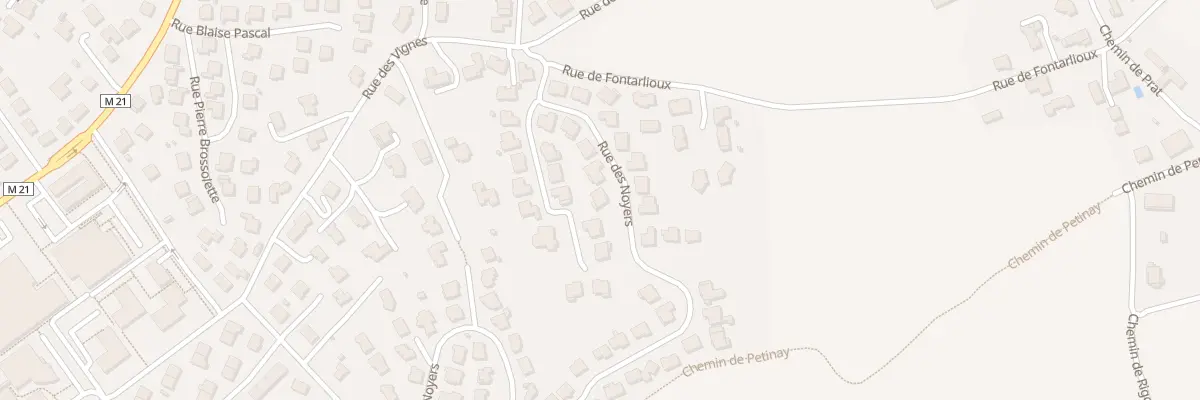 Plan du 65 Rue des Noyers à Romagnat