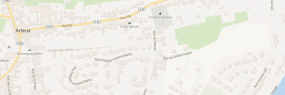 Plan du 3 Rue Philippe Antoine Merlin à Arleux