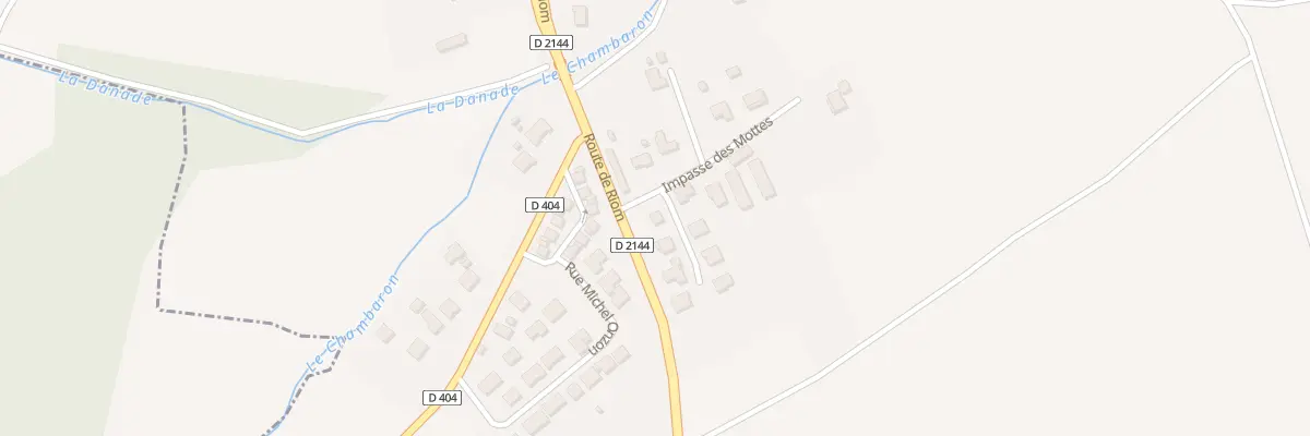 Plan du 2 All de La Croix des Mottes à Davayat