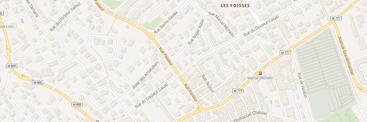 Plan du 29 Rue du Docteur Casati à Aubière