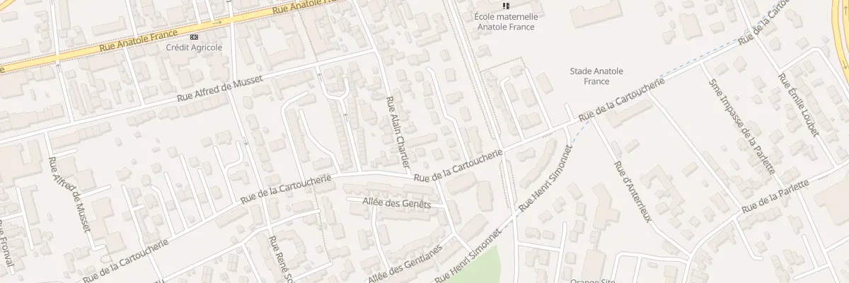 Plan du 23 Rue Alain Chartier à Clermont-Ferrand