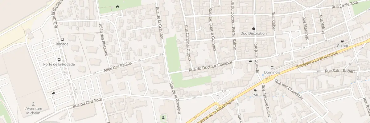 Plan du 56 Rue cardinal Giraud à Clermont-Ferrand