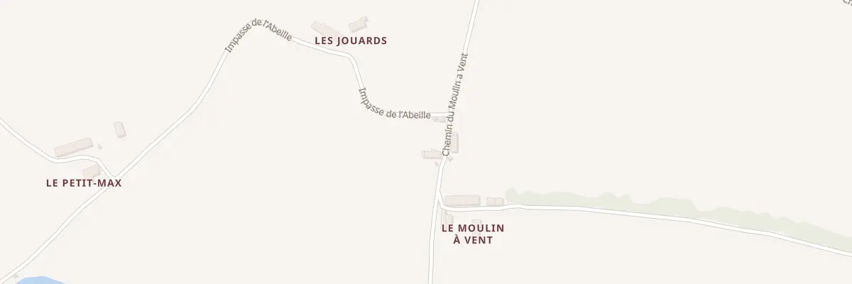 Plan du 5255 Les Jouards au Theil