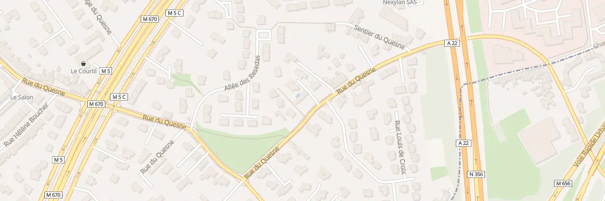 Plan du 241 Rue du Quesne à Marcq-en-Barœul
