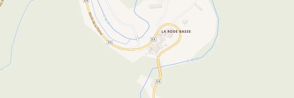 Plan du 6014 La Rode Basse à Avène