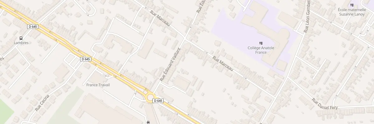Plan du 229 Rue Marceau à Sin-le-Noble