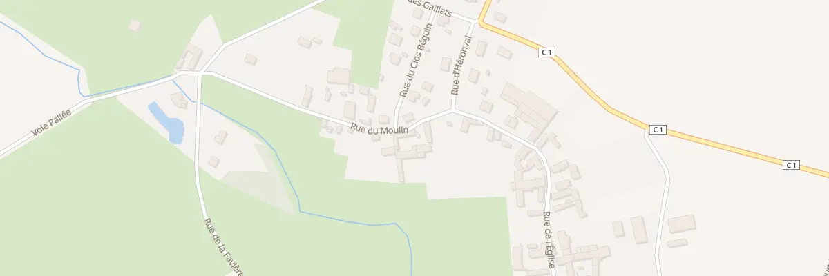 Plan du 55 Rue du Moulin à Mondescourt