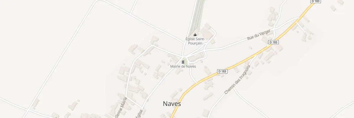 Plan du 1 Rue de l’Ancienne Mairie à Naves