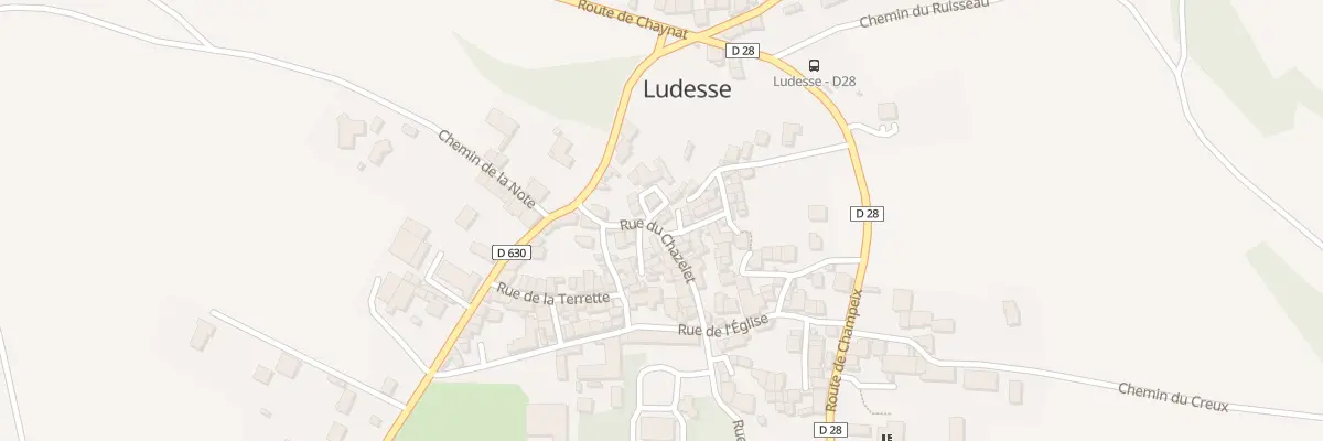 Plan du 16 Rue du Chazelet à Ludesse