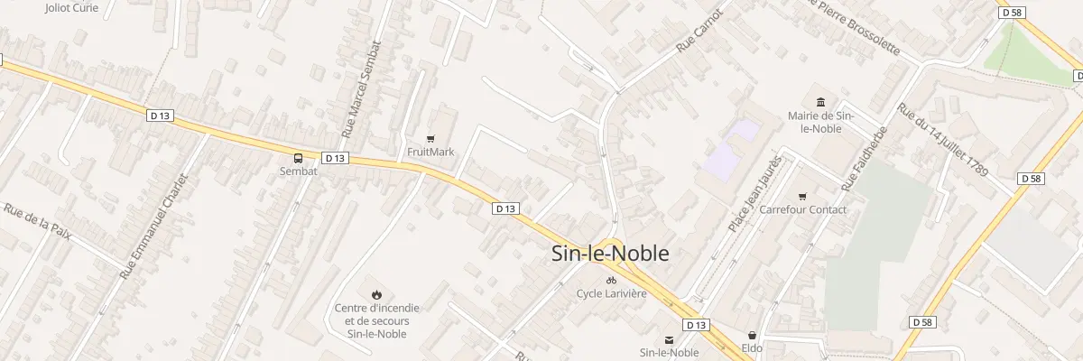 Plan du 74 Rue de Douai à Sin-le-Noble