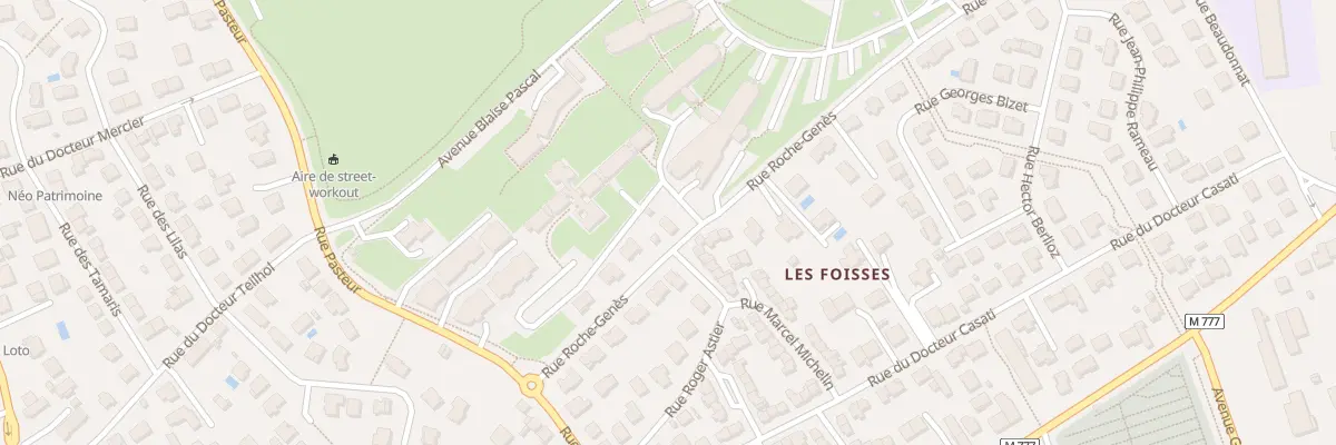 Plan du 13 Rue de Roche Genes à Aubière