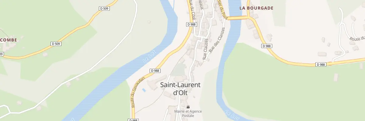Plan du 2 Imp de la Belescat à Saint-Laurent-d’Olt