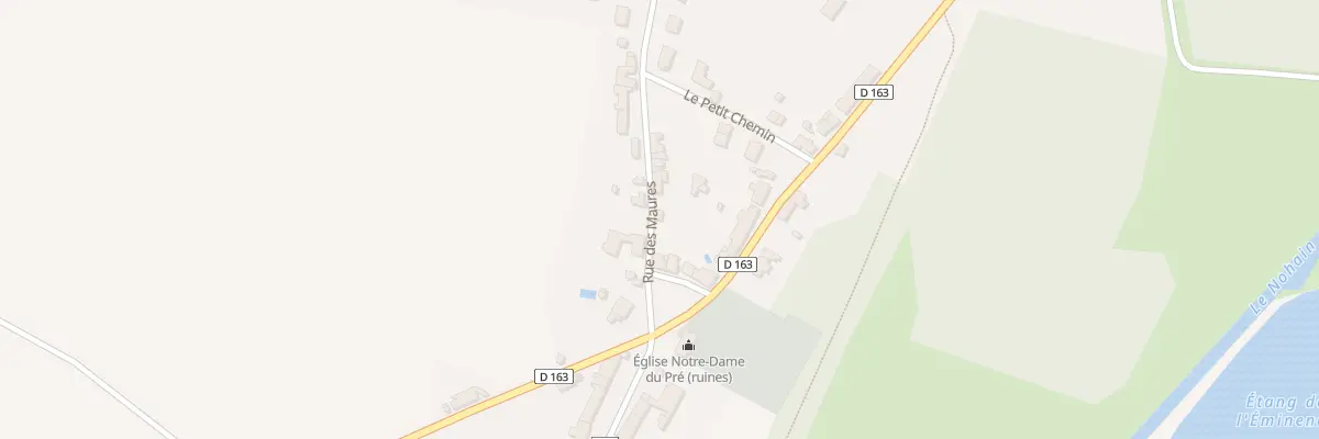 Plan du 2 Rue des Maures à Donzy