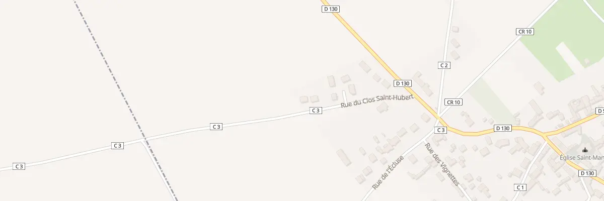 Plan du 153 Rue du Clos Saint-hubert à Appilly