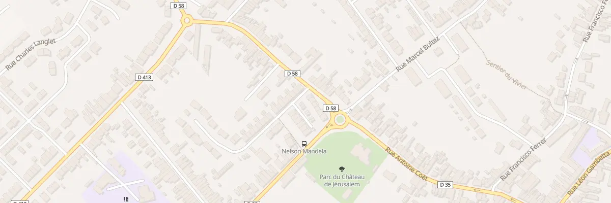 Plan du 6 Rue du Calvaire à Waziers
