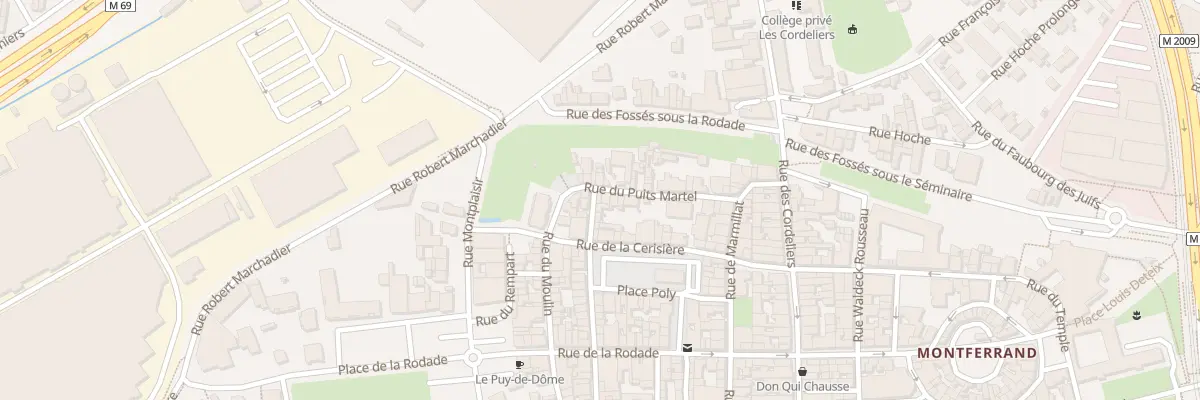 Plan du 18 Rue d’Aline à Clermont-Ferrand
