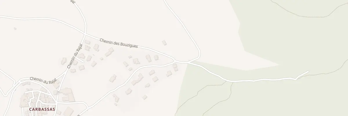 Plan du 5093 Che des Bouzigues à Paulhe