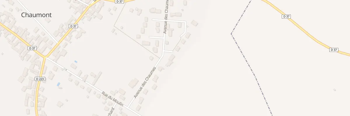 Plan du 3 Rue des Bleuets à Chaumont