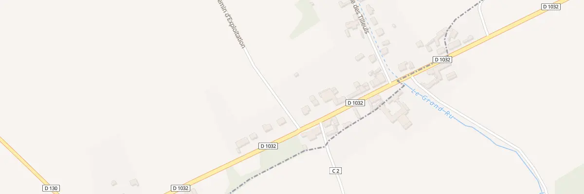Plan du 391 N la Bretelle à Mondescourt