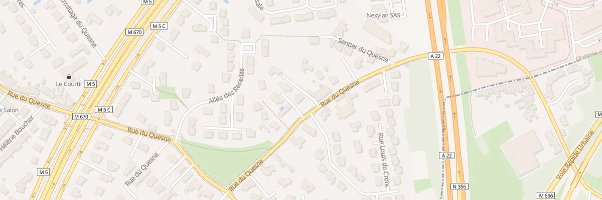 Plan du 243 Rue du Quesne à Marcq-en-Barœul