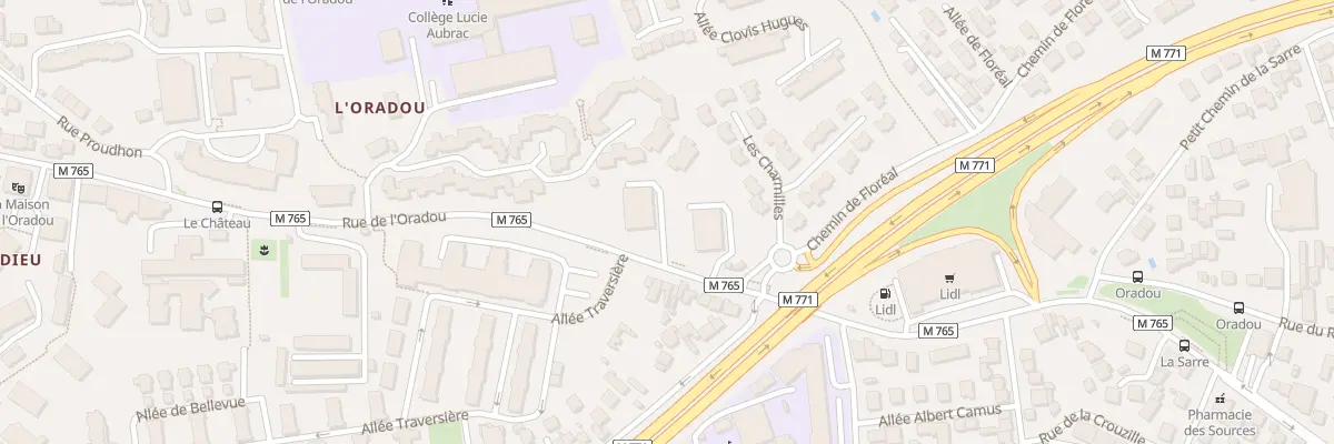 Plan du 149 Rue de l’Oradou à Clermont-Ferrand