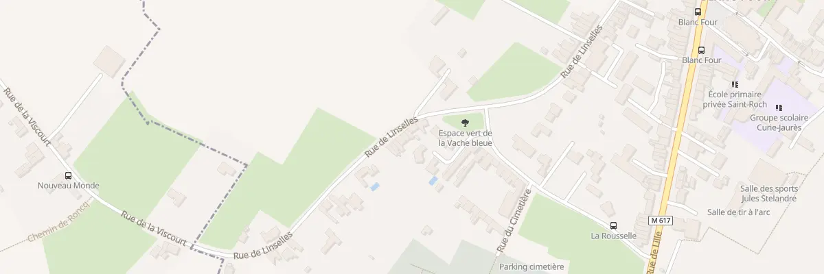 Plan du 43 Rue de Linselles à Roncq