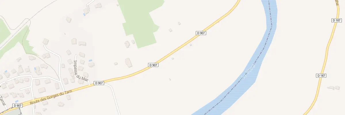 Plan du 5176 Le Mas à Compeyre