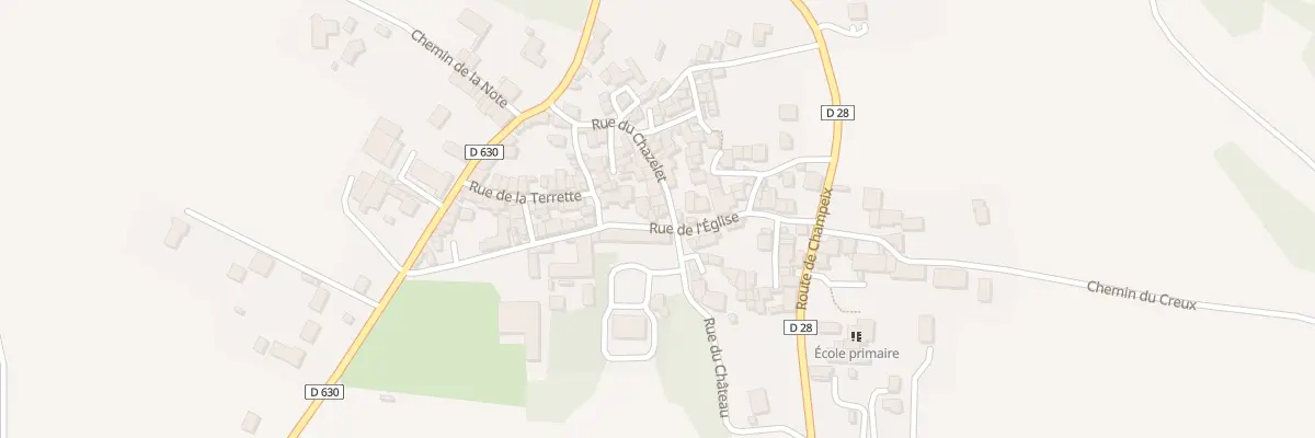 Plan du 18 Rue de l’Eglise (Le Bourg) à Ludesse