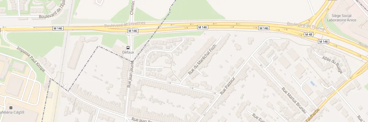 Plan du 17 Rue du Mal Foch à Lezennes