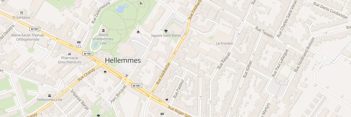 Plan du 38 Rue Faidherbe Hellemmes à Lille